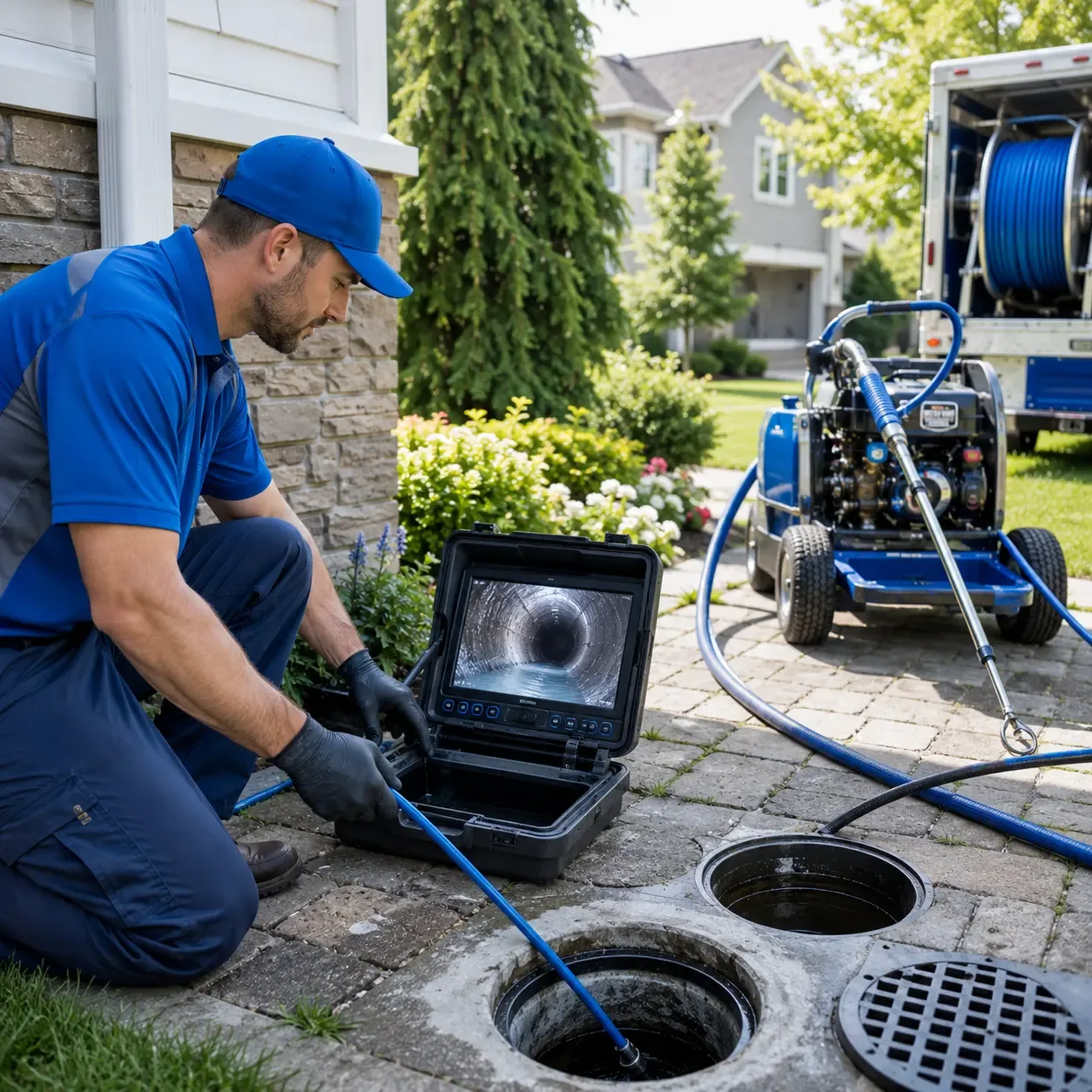 Outdoor drain cleaning professionals serving Micro, NC